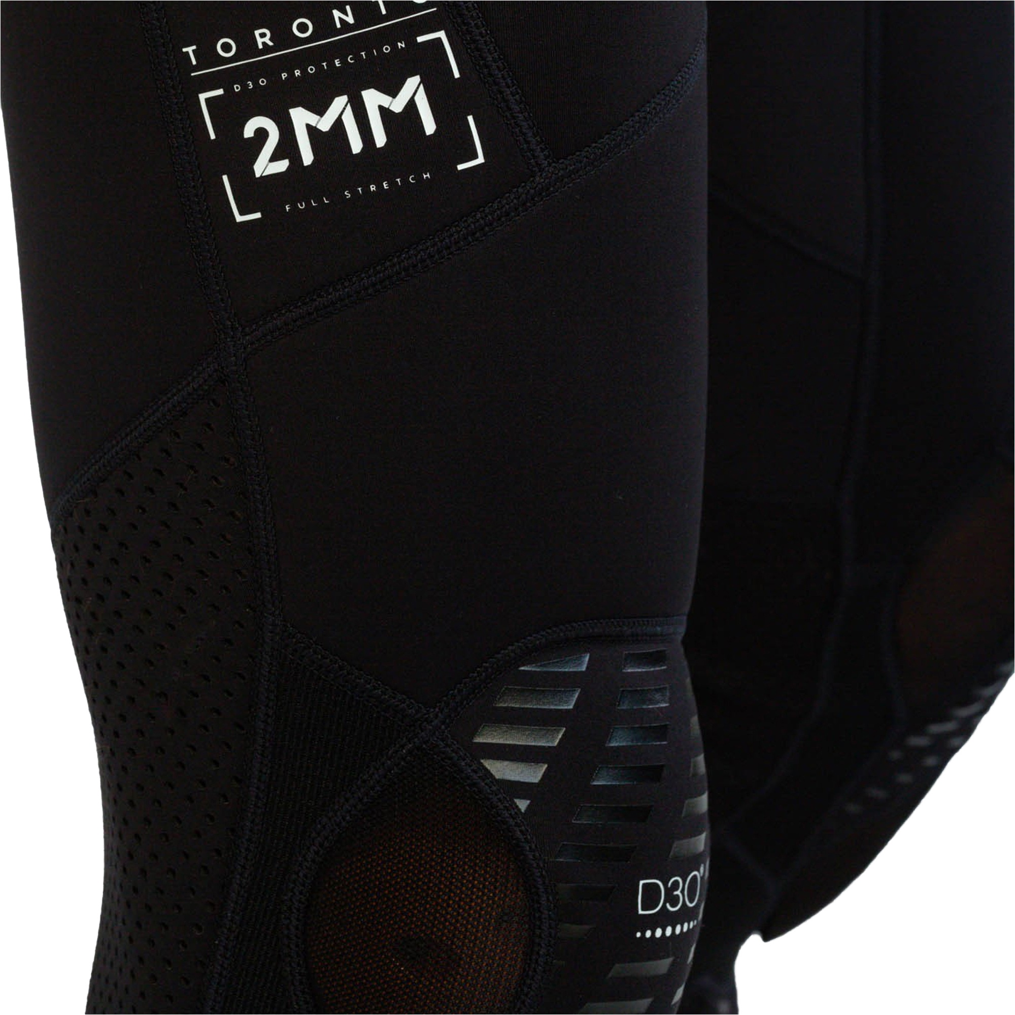 2026 Jobe Mens Toronto 2mm Jet Long John Shinprotector Wetsuit 303823003 - Black